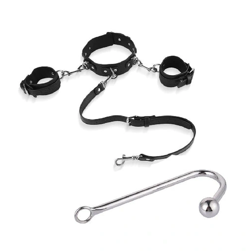 Beaded 5334 with Cuffs and Elegant Hook Collar Anal 0402